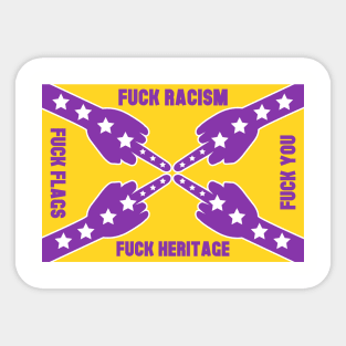 Confuckerate Flag Sticker